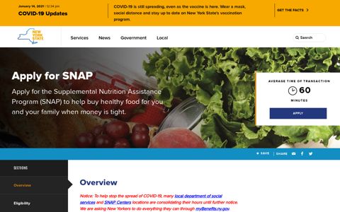 Apply for SNAP | The State of New York - NY.gov