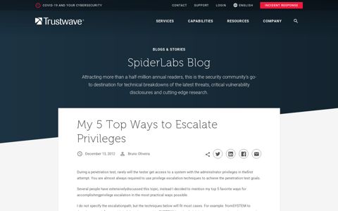 My 5 Top Ways to Escalate Privileges | Trustwave ...