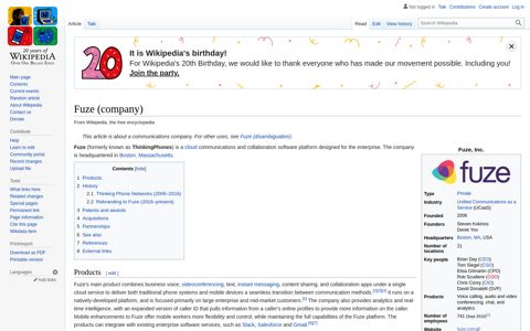 Fuze (company) - Wikipedia