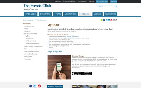 MyChart - The Everett Clinic