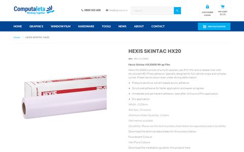 HEXIS SKINTAC HX20 - Computaleta