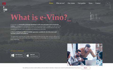 e-vino: Commodity exchange specialised in bulk wine and ...