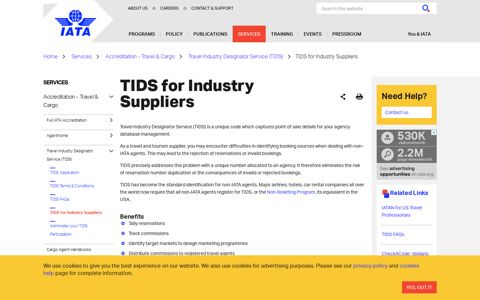 TIDS for Industry Suppliers - IATA