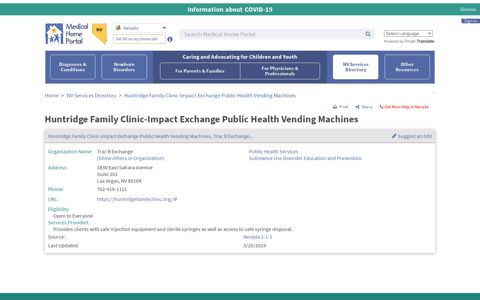 Huntridge Family Clinic-Impact ... - Nevada Medical Home Portal