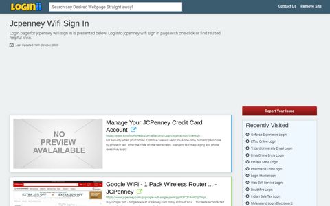 Jcpenney Wifi Sign In - Loginii.com