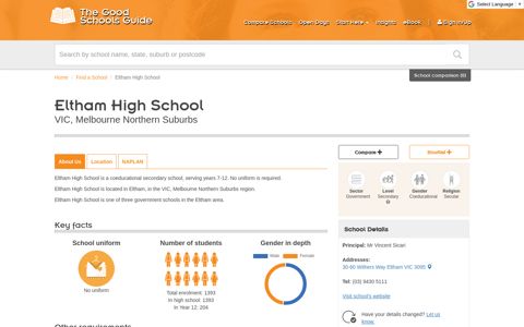 Eltham High School | Good Schools Guide