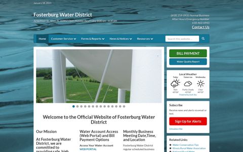 Fosterburg Water District: Home
