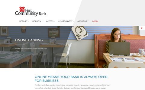 Online Banking › First Community Bank