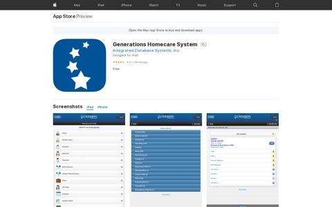 ‎Generations Homecare System on the App Store