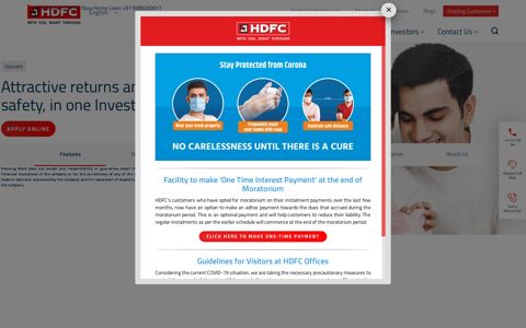 Fixed Deposit Interest Rates - HDFC Ltd