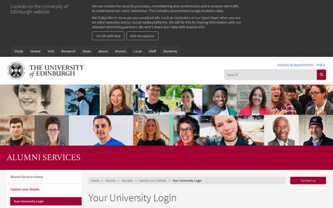 Your University Login | The University of Edinburgh
