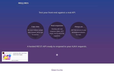 Reqres - A hosted REST-API ready to respond to your AJAX ...
