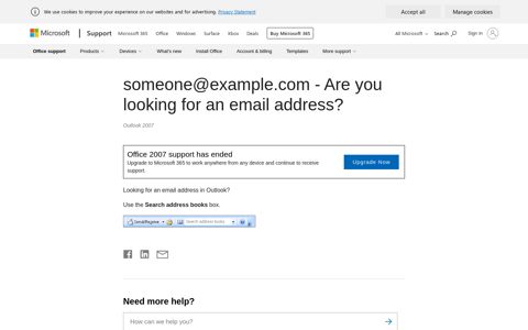someone@example.com - Are you looking for an email ...