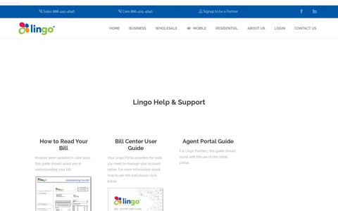Help Center | Lingo Communications
