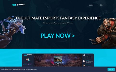 Herosphere - Esports Fantasy Betting Games