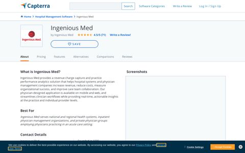 Ingenious Med Reviews and Pricing - 2020 - Capterra