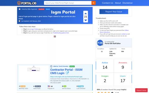 Isgm Portal
