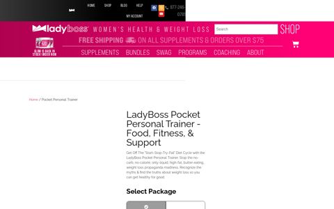 Pocket Personal Trainer - LadyBoss Store