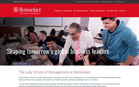 The Lally School of Management at Rensselaer | Lally ...