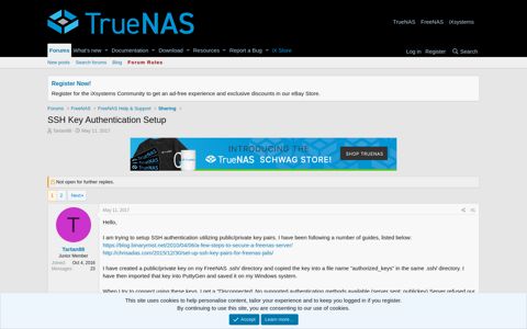 SSH Key Authentication Setup | TrueNAS Community