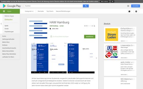 HAW Hamburg – Apps bei Google Play