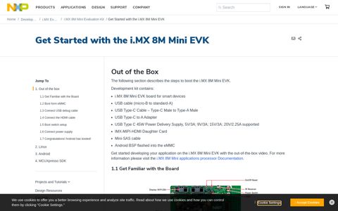 Get Started with the i.MX 8M Mini EVK | NXP