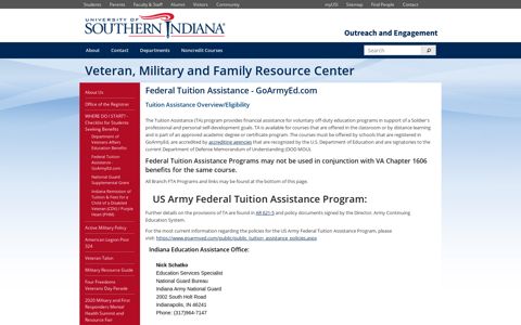 Federal Tuition Assistance - GoArmyEd.com - University of ...