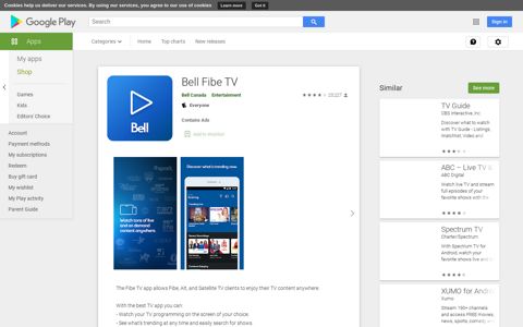 Bell Fibe TV - Apps on Google Play