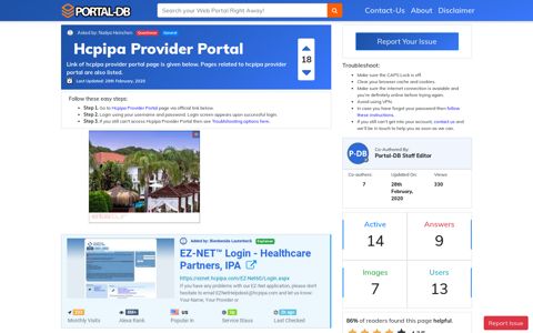 Hcpipa Provider Portal