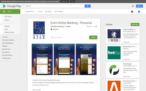 Exim Online Banking - Personal - Apps on Google Play