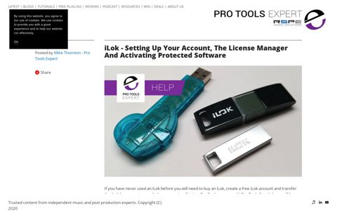iLok - Setting Up Your Account, The License Manager And ...