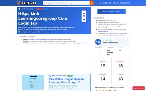 Https Link Learningcaregroup Com Login Jsp