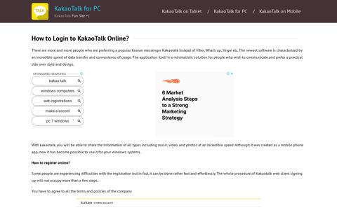 How to Login to KakaoTalk Online? - Download KakaoTalk