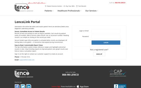 LencoLink Portal