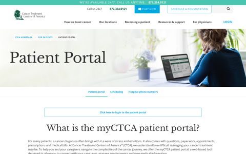 myCTCA Patient Portal | CTCA