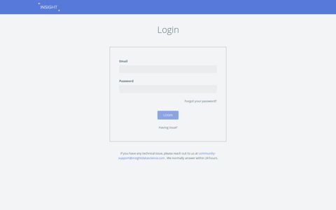 Login | Insight Community Platform