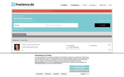 Ferchau Freelancer | 50.000+ Online Profile - Freelance.de