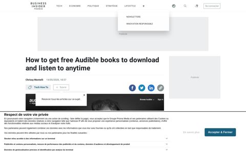 How to get free Audible books on the Audible website ...