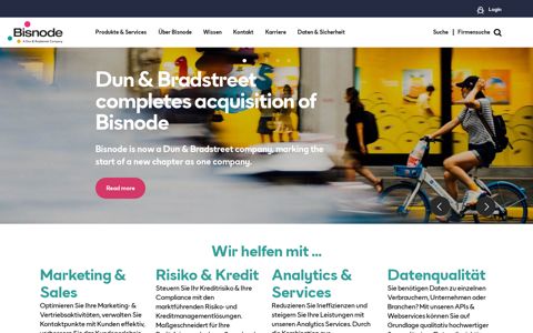 Data & Analytics - B2B und B2C - Bisnode.de