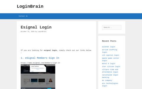 Esignal - Esignal Members Sign In - LoginBrain