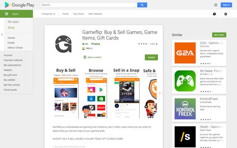 Gameflip: Buy & Sell Games, Game Items, Gift Cards – Apps ...