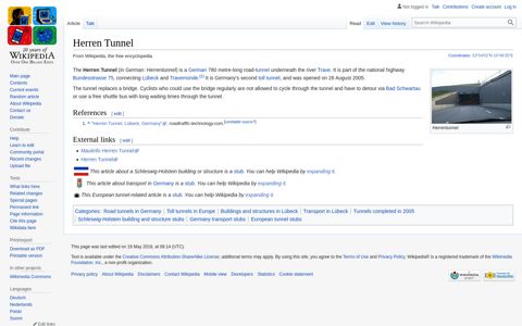 Herren Tunnel - Wikipedia
