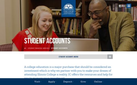 Student Accounts | Illinois College