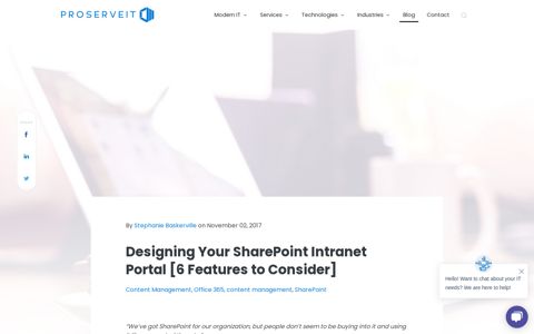 Designing Your SharePoint Intranet Portal [6 Features to ...