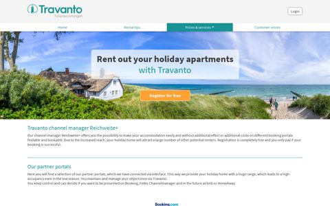 Travanto channelmanager for your holiday rental - Vermieter ...