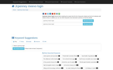 ™ "Jcpenney meevo login" Keyword Found Websites Listing ...