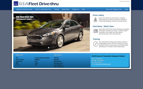 Drive-thru Home Page (dtlogin) - GSA.gov