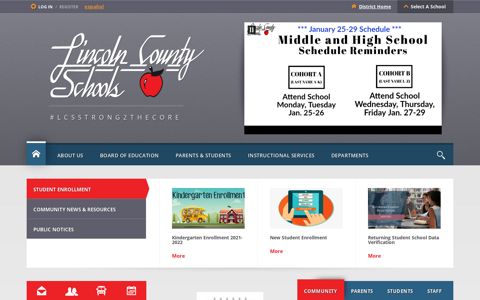Lincoln County Schools / Homepage