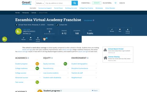 Escambia Virtual Academy Franchise - Pensacola, Florida ...