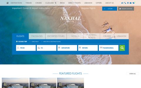 Welcome to Nakhal Online Booking System